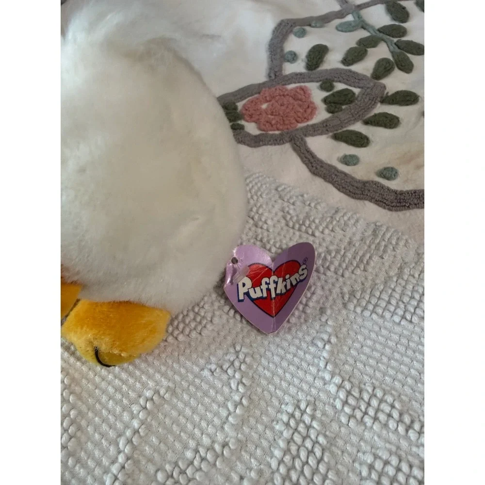 Vintage Swibco Puffkins Plush Lot Turkey Gorilla Duck Bean Bag Toys NWT